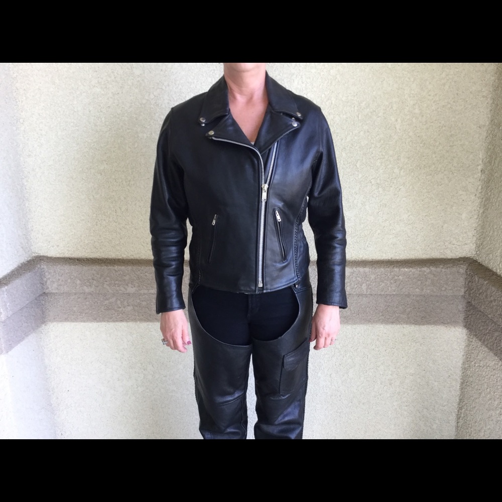 Leather jacket
